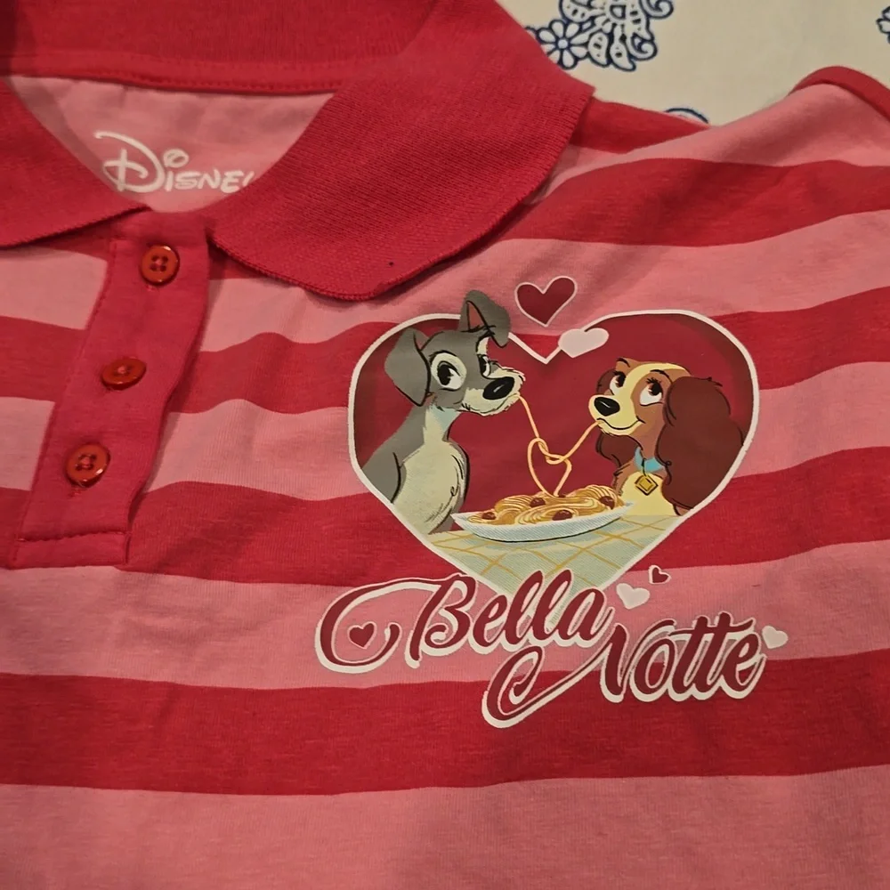 ❤️10/$13 New lady and the tramp disney shirt